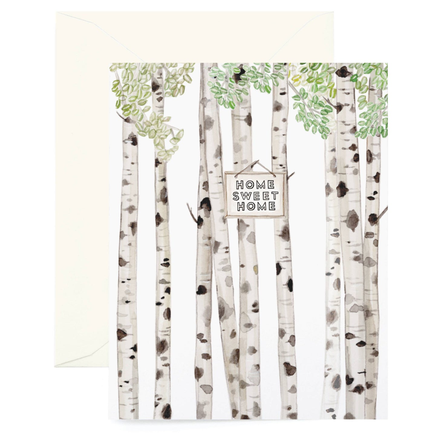 Aspen Birch Home Sweet Home Card