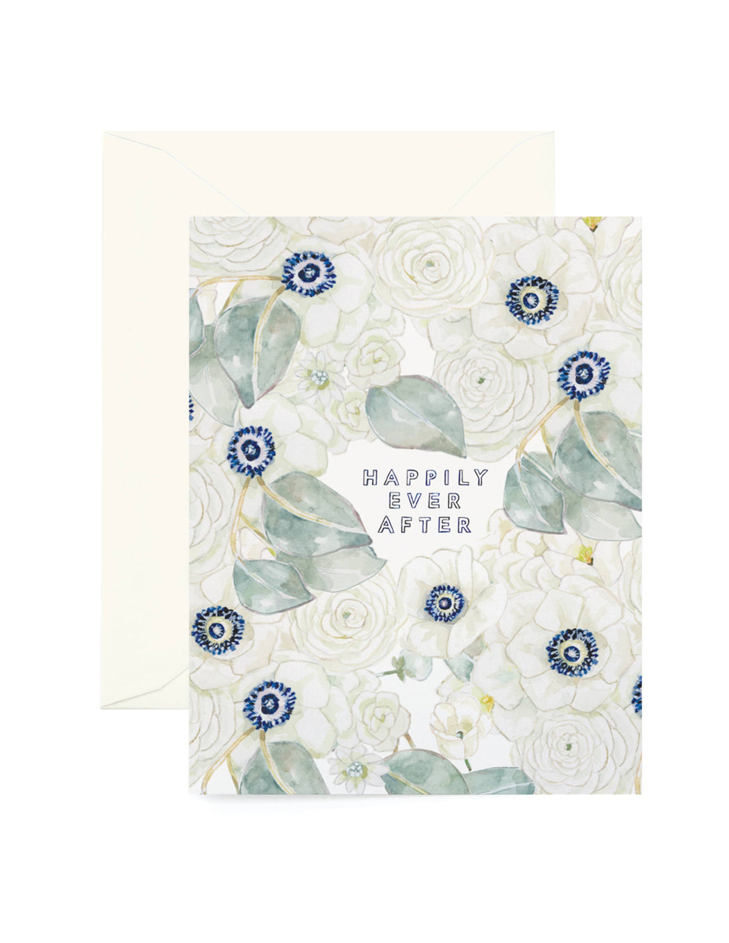 Happily Ever After Floral Blooms Card