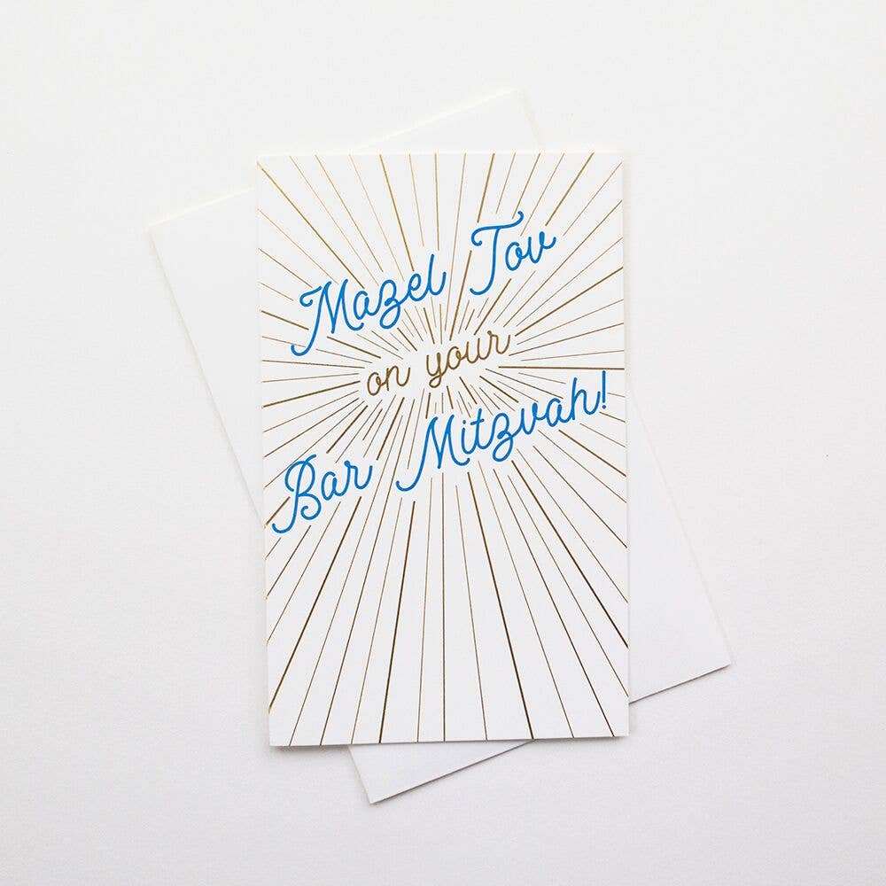 Mazel Tov on Your Bar Mitzvah Card