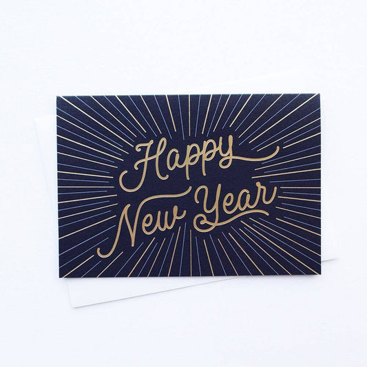 Tuxedo Happy New Year Card