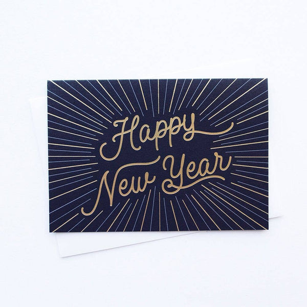 Tuxedo Happy New Year Card