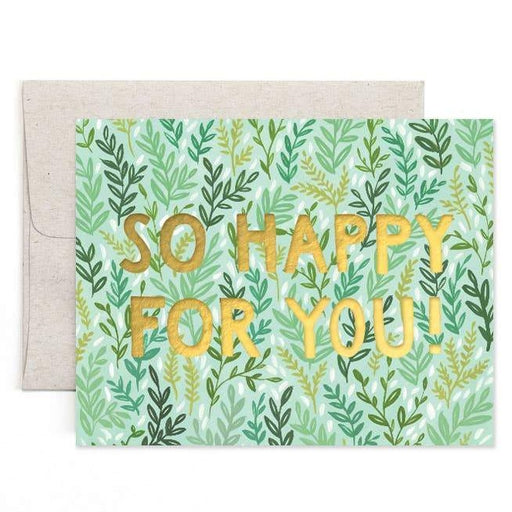 So Happy for You Mint Meadow Card