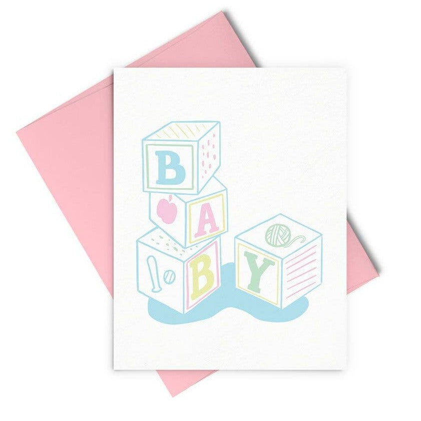 Baby Blocks Card