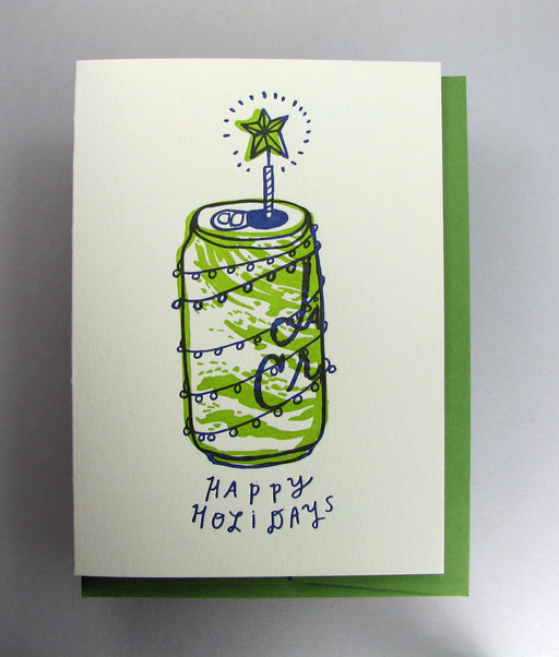 LaCroix Happy Holidays Can Card