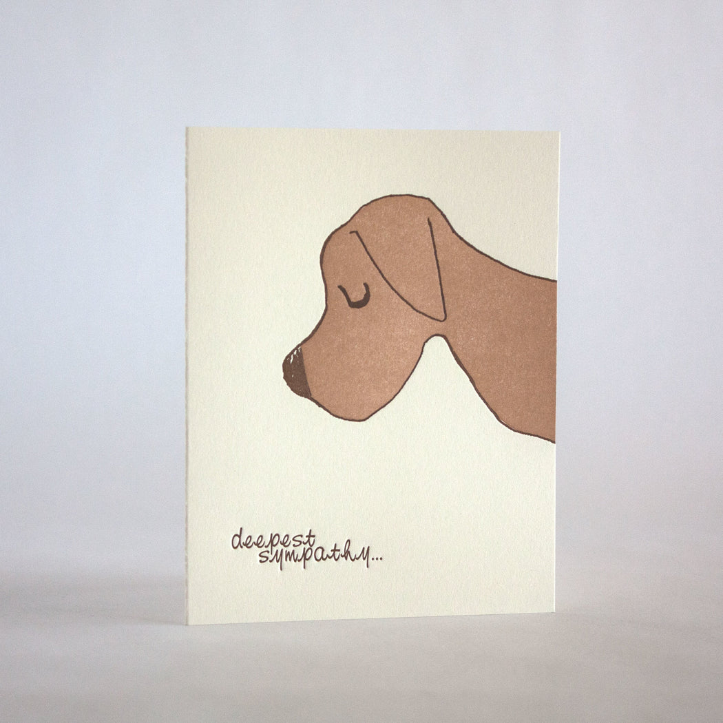Sympathy Dog Card