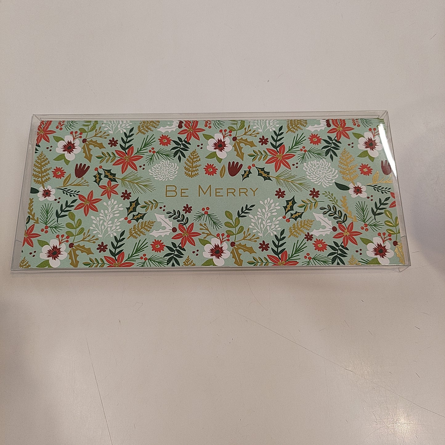 Be Merry Mint Christmas Money Cards