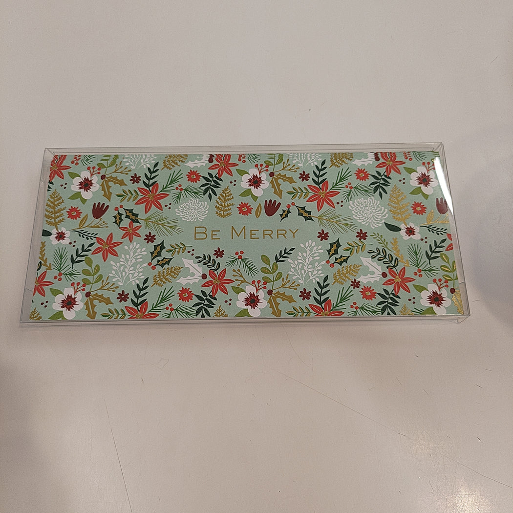 Be Merry Mint Christmas Money Cards