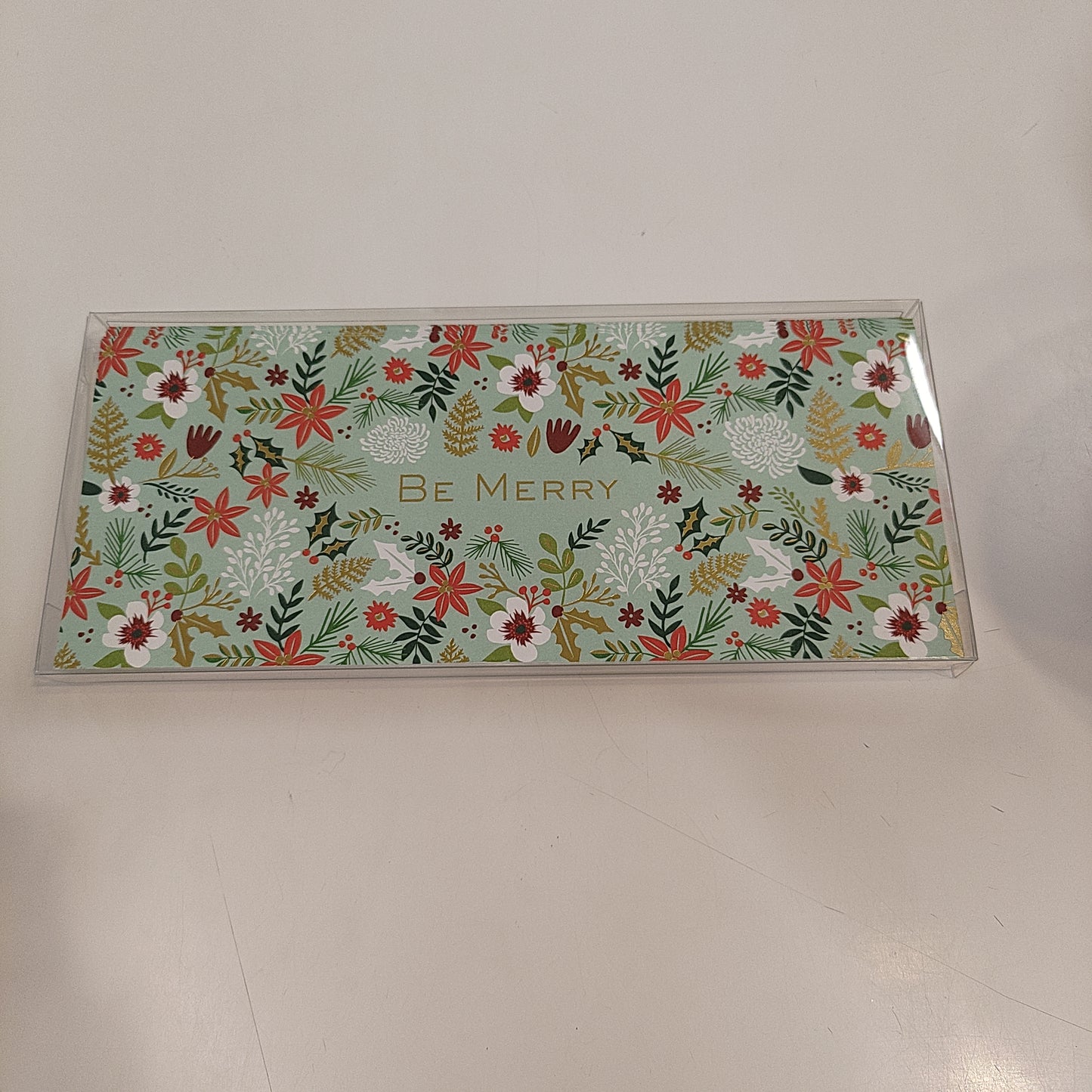 Be Merry Mint Christmas Money Cards