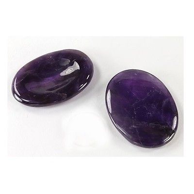 Amethyst Worry Pocket Stone