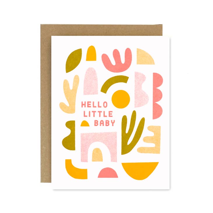 Hello Little Baby Mod Colors Card