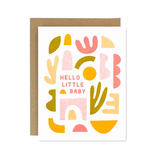 Hello Little Baby Mod Colors Card