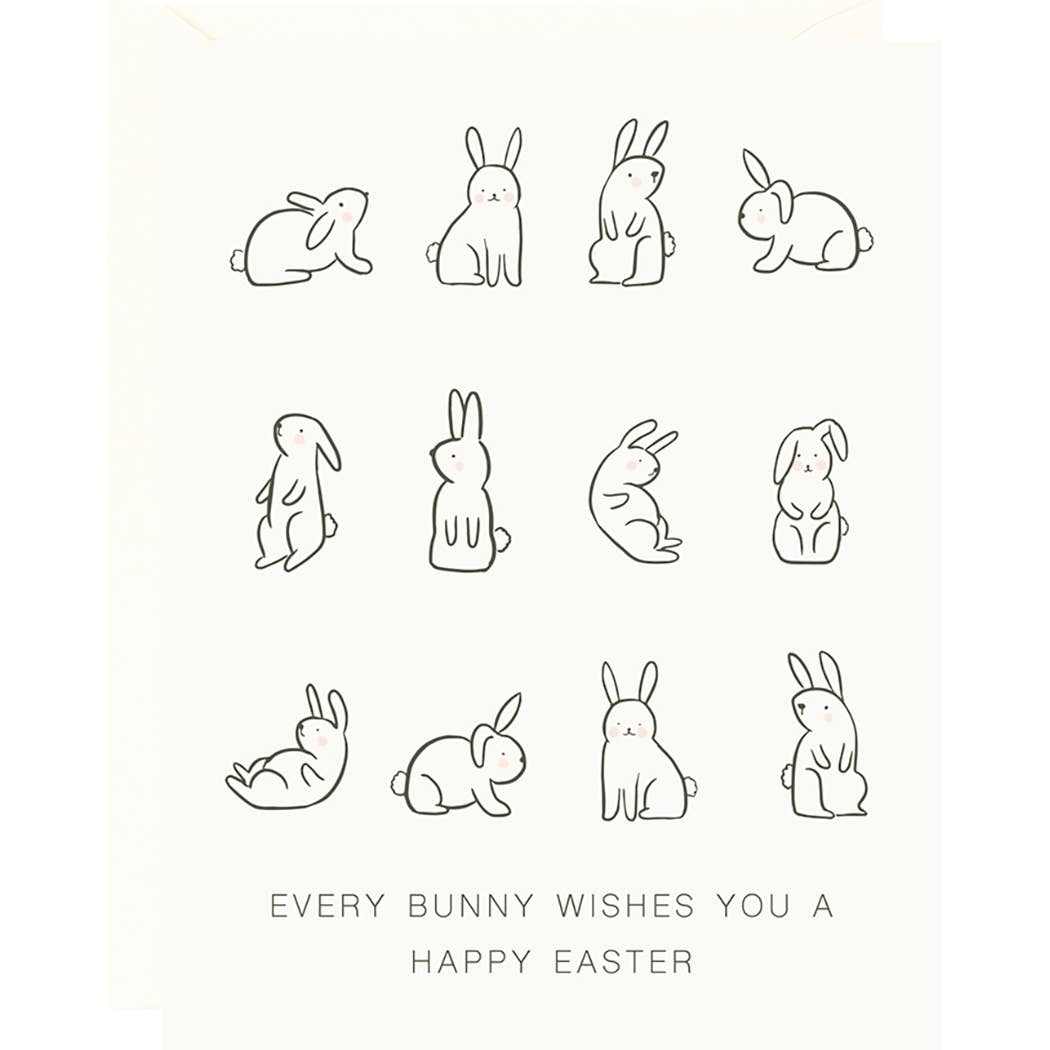 Every Bunny Happy Easter Card
