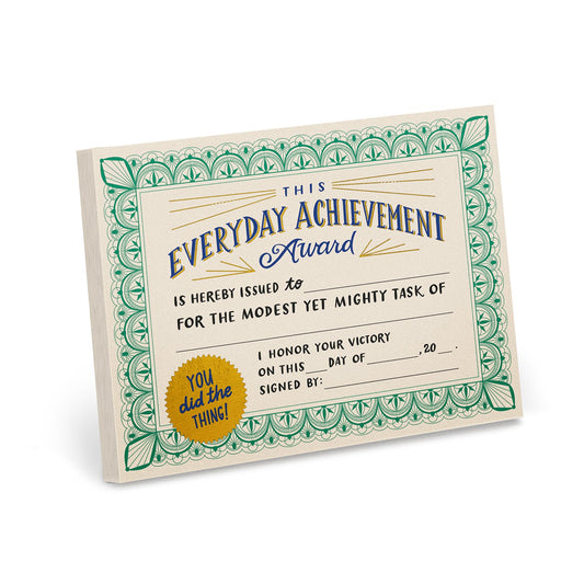 Everyday Achievement Award Notepad
