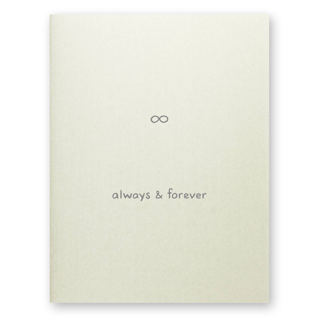 Infinity Always & Forever Wedding Card