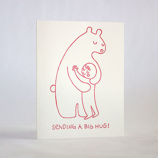 Sending a Bear Hug Sympathy Card