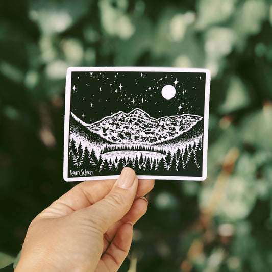 Colorado Maroon Bells Vinyl Sticker