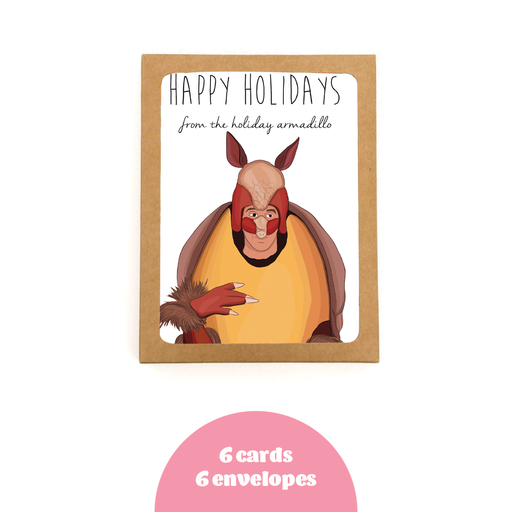 Holiday Armadillo Ross Friends Card