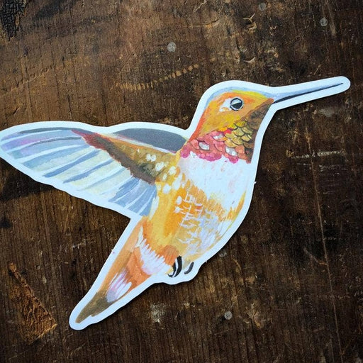 Hummingbird Vinyl Sticker