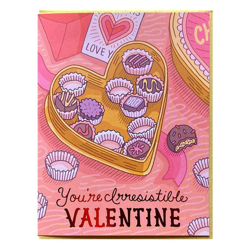 Youre Irresistible Valentine Chocolates Card