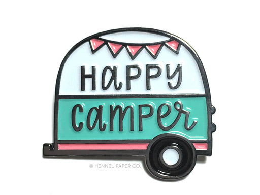 Happy Camper Enamel PIN