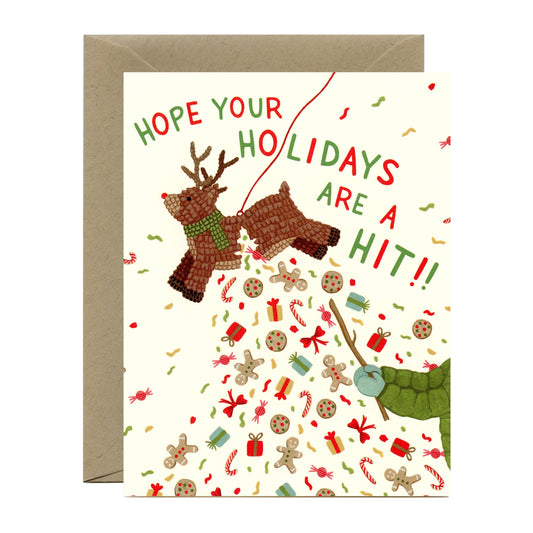 Pinata Hope Your Holidays are a Hit Card
