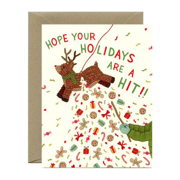 Pinata Hope Your Holidays are a Hit Card