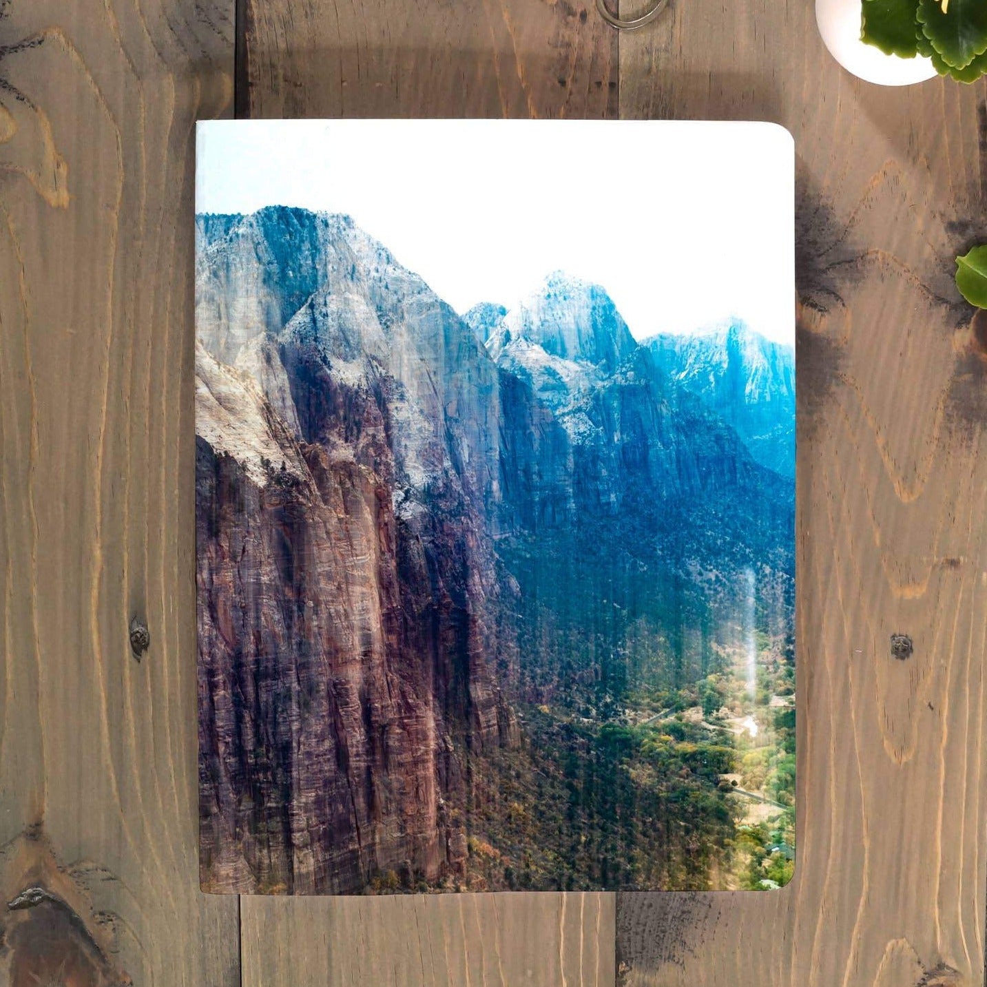 Large Velvet Touch Layflat Journal