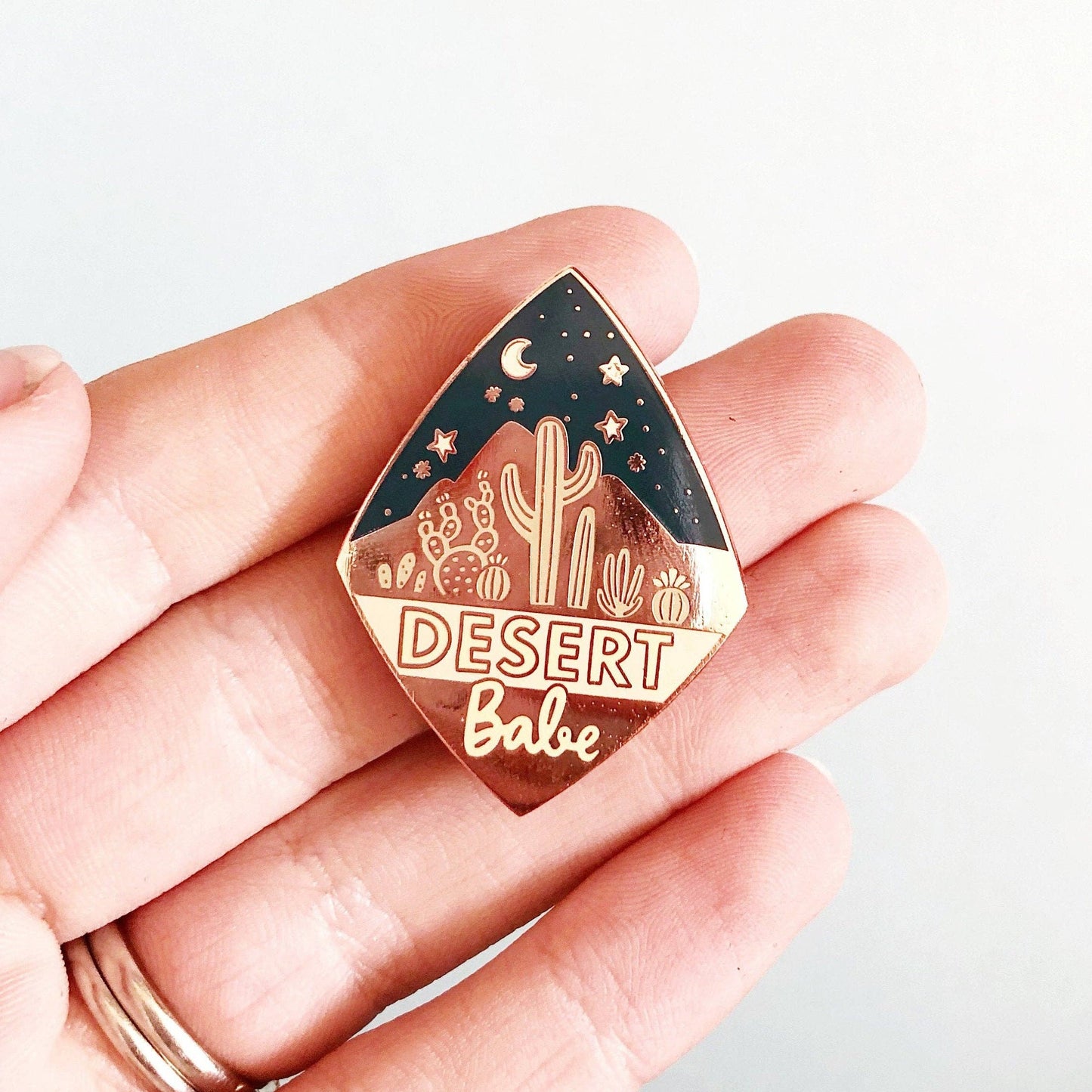 Desert Babe Diamond Enamel Pin