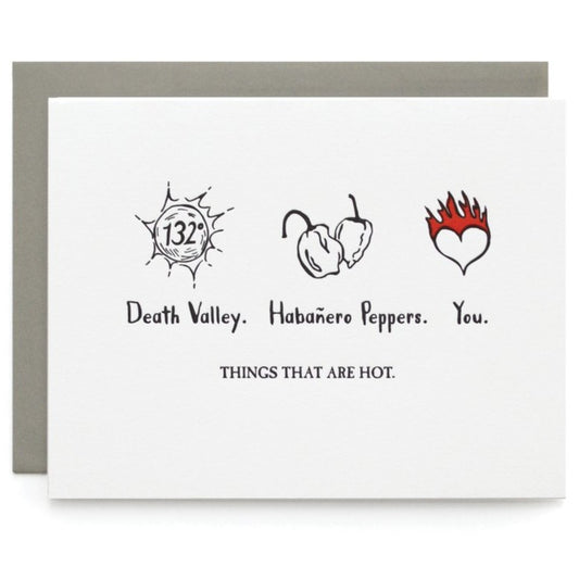 Things that are Hot Card