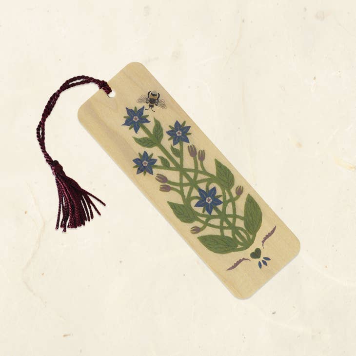 Wood Tassel Bookmark