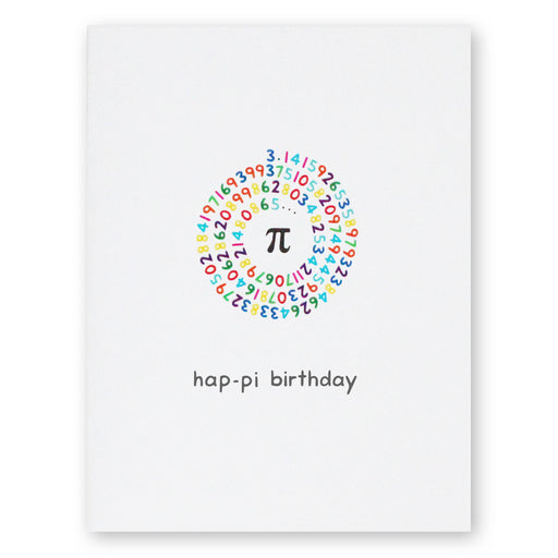 Pi HapPi Birthday Card
