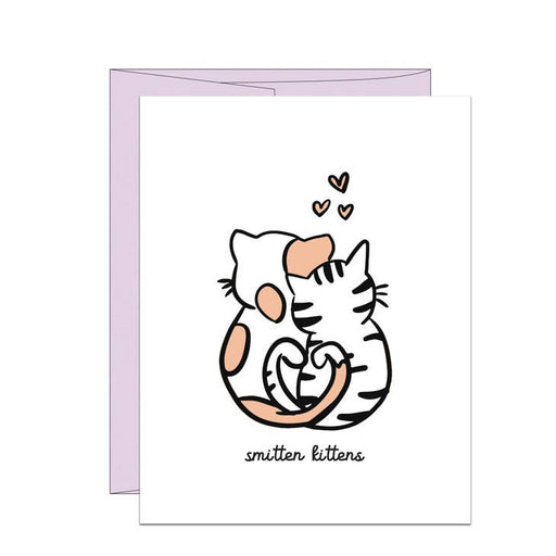 Smitten Kittens Tails Love Card