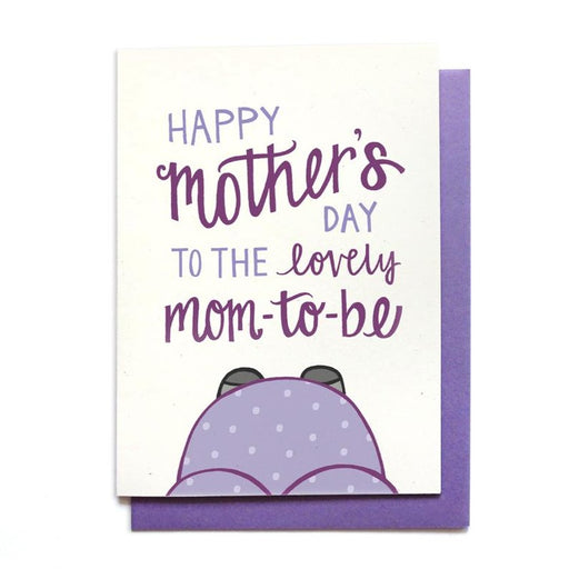 Mom-to-be Belly Mother's Day Card