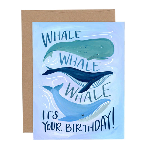 Whale Whales Its Your Birthday Card