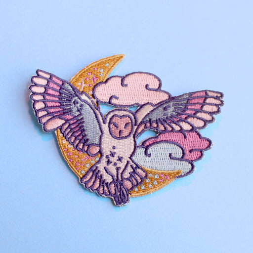 Midnight Owl Embroidered Patch