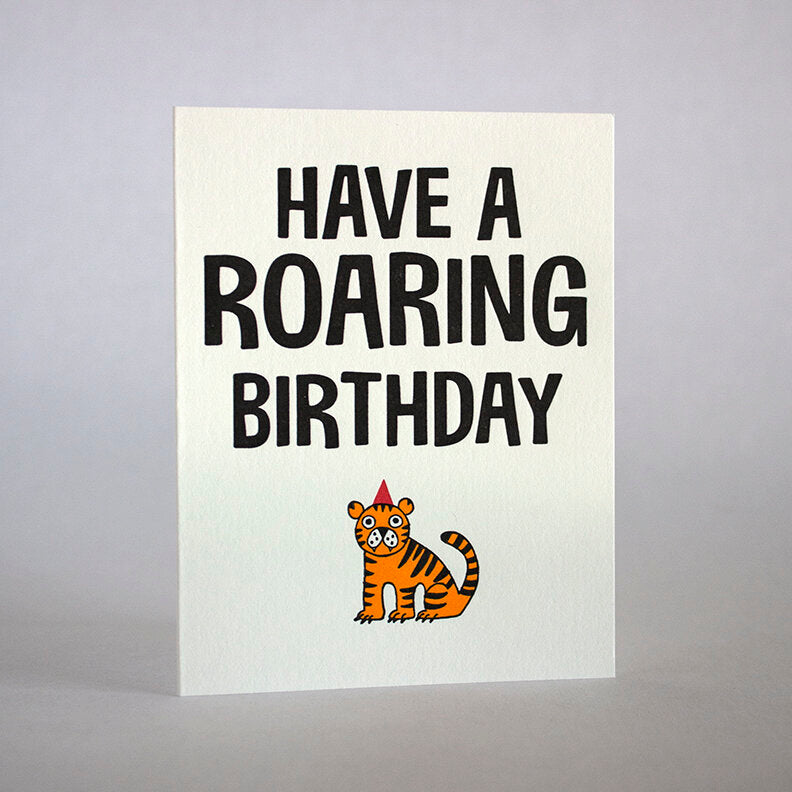 Have a Roaring Birthday Tiger Card
