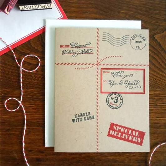 Special Delivery Package from Colorado Holiday Card