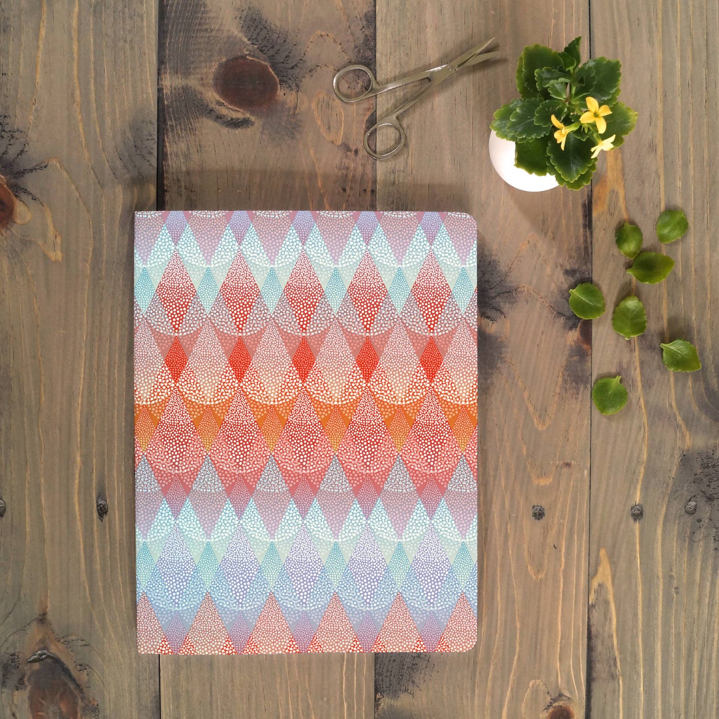 Large Velvet Touch Layflat Journal