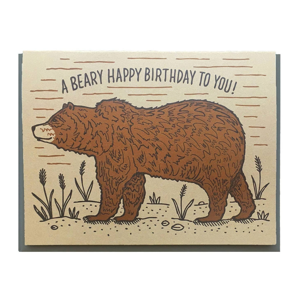 Beary Happy Birthday to You Card