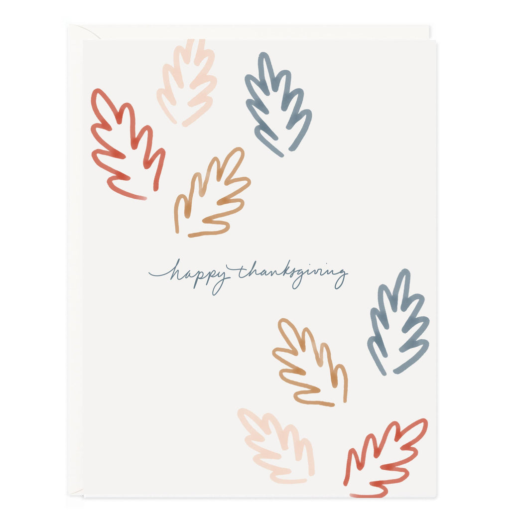 Thanksgiving Leaves Card