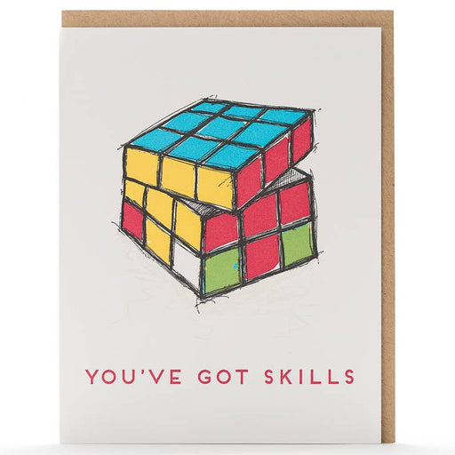 Youve Got Skills Rubix Cube Card