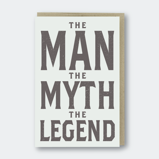 Man Myth Legend Dad Card