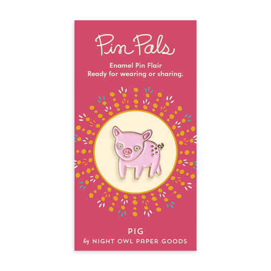 Pink Pig Enamel Pin