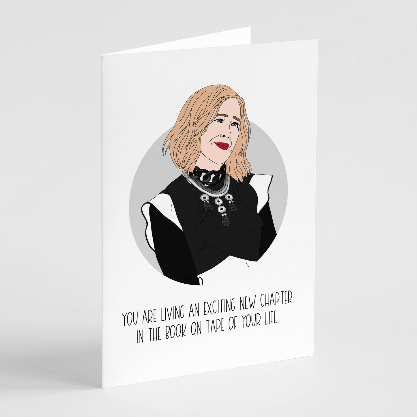 Book on Tape of Your Life Schitts Creek Moira Card