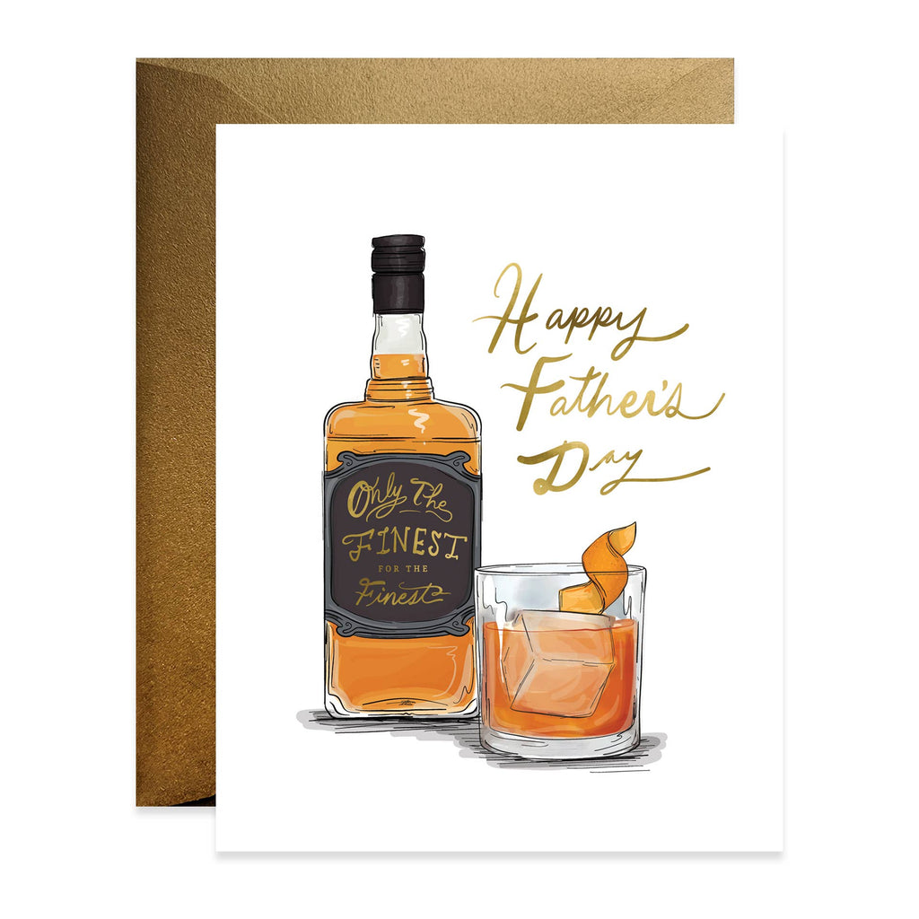 Finest Father's Day Whiskey Card — Marrygrams
