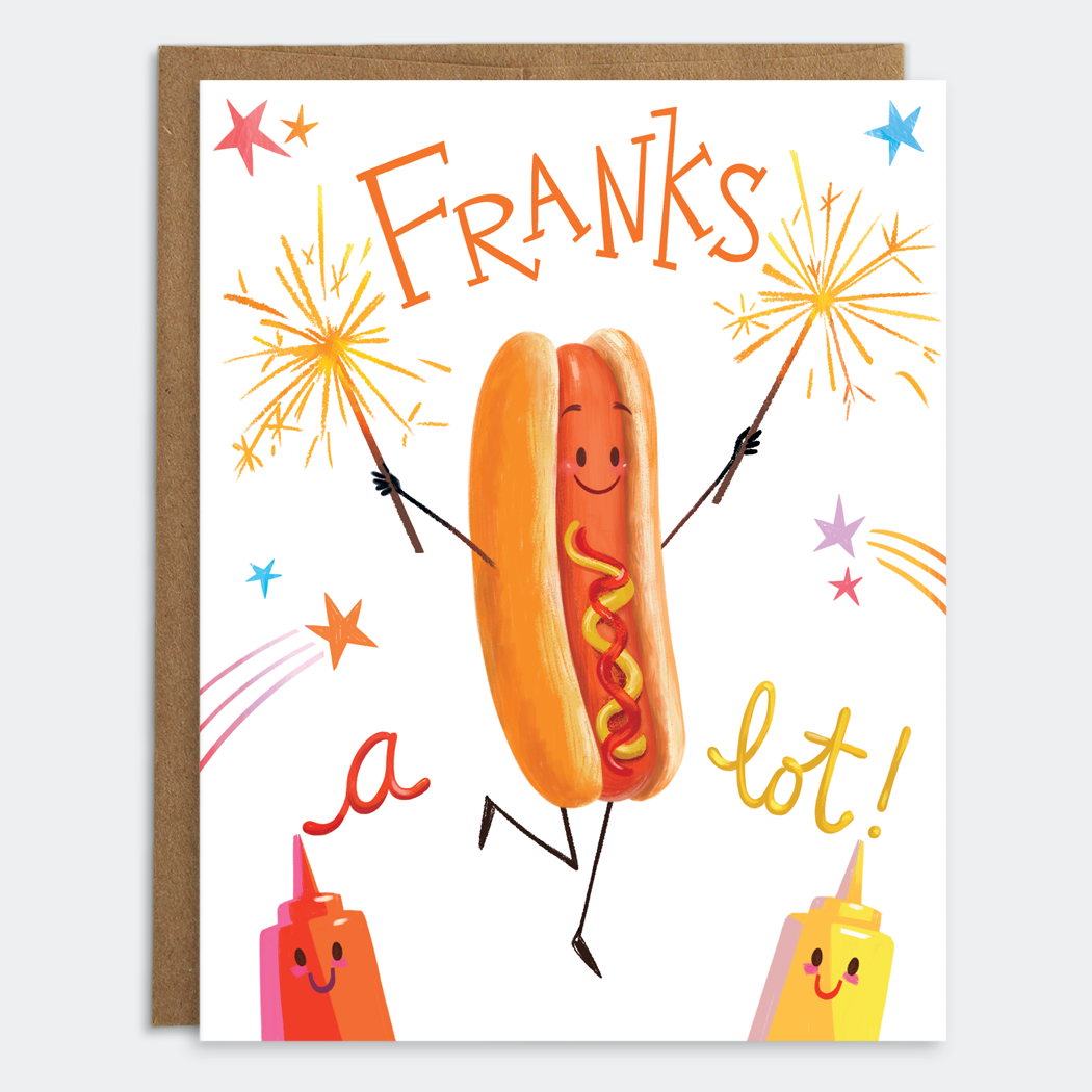 Franks a Lot Thank You Card