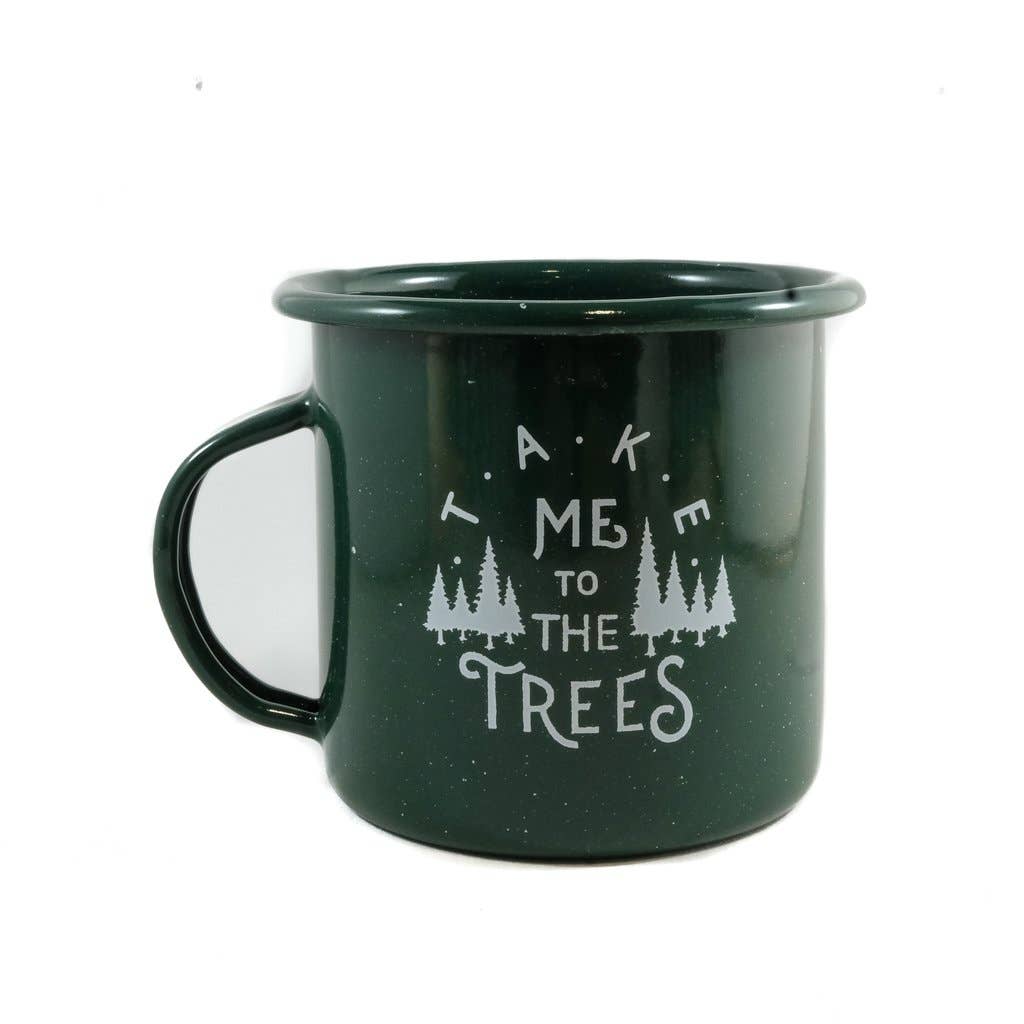 12oz Enamel Camping Mug