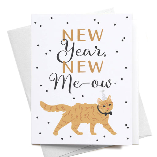 New Year New Meow Cat Card