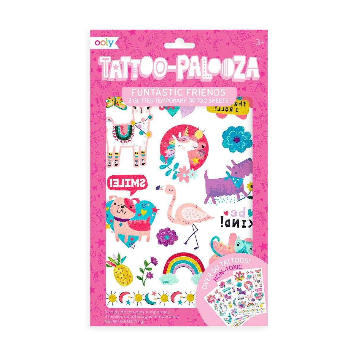 Tattoo Palooza Kids Temporary Tattoo Pack
