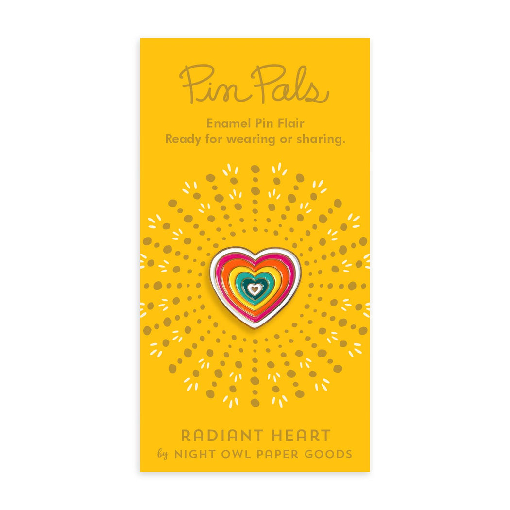 Radiant Heart Enamel Pin